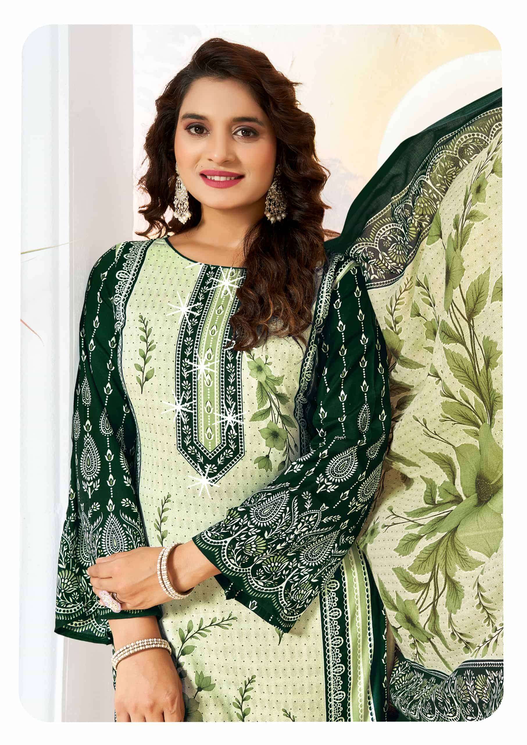 Vandana Creation Shanaya Vol 9 Karachi Cotton Dress Material
