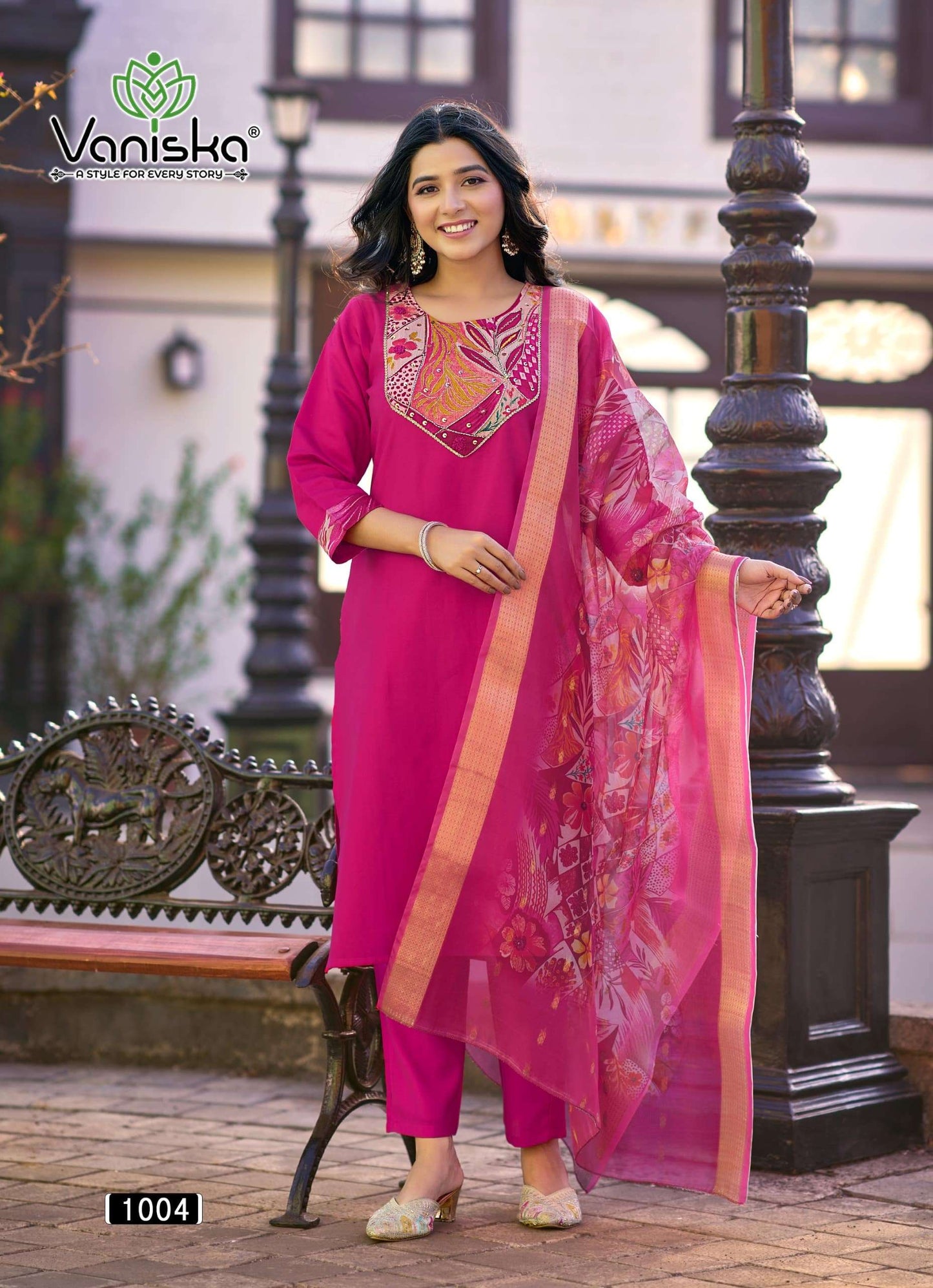 Vaniska Fashion Kasturi Vol - 1 1001 To 1006 Series Salwar Suit Set Wholesale Catalogue - Amrah Wholesale