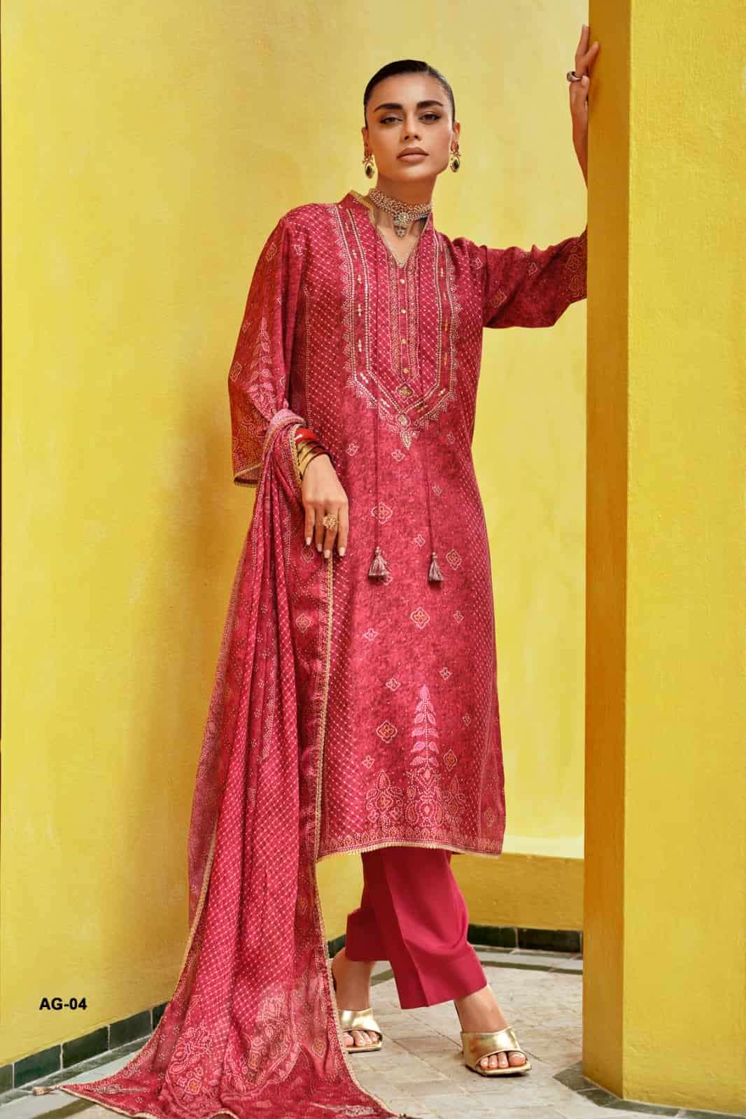 Varsha Fashion Aangan Muslin Dress Material - Amrah Wholesale