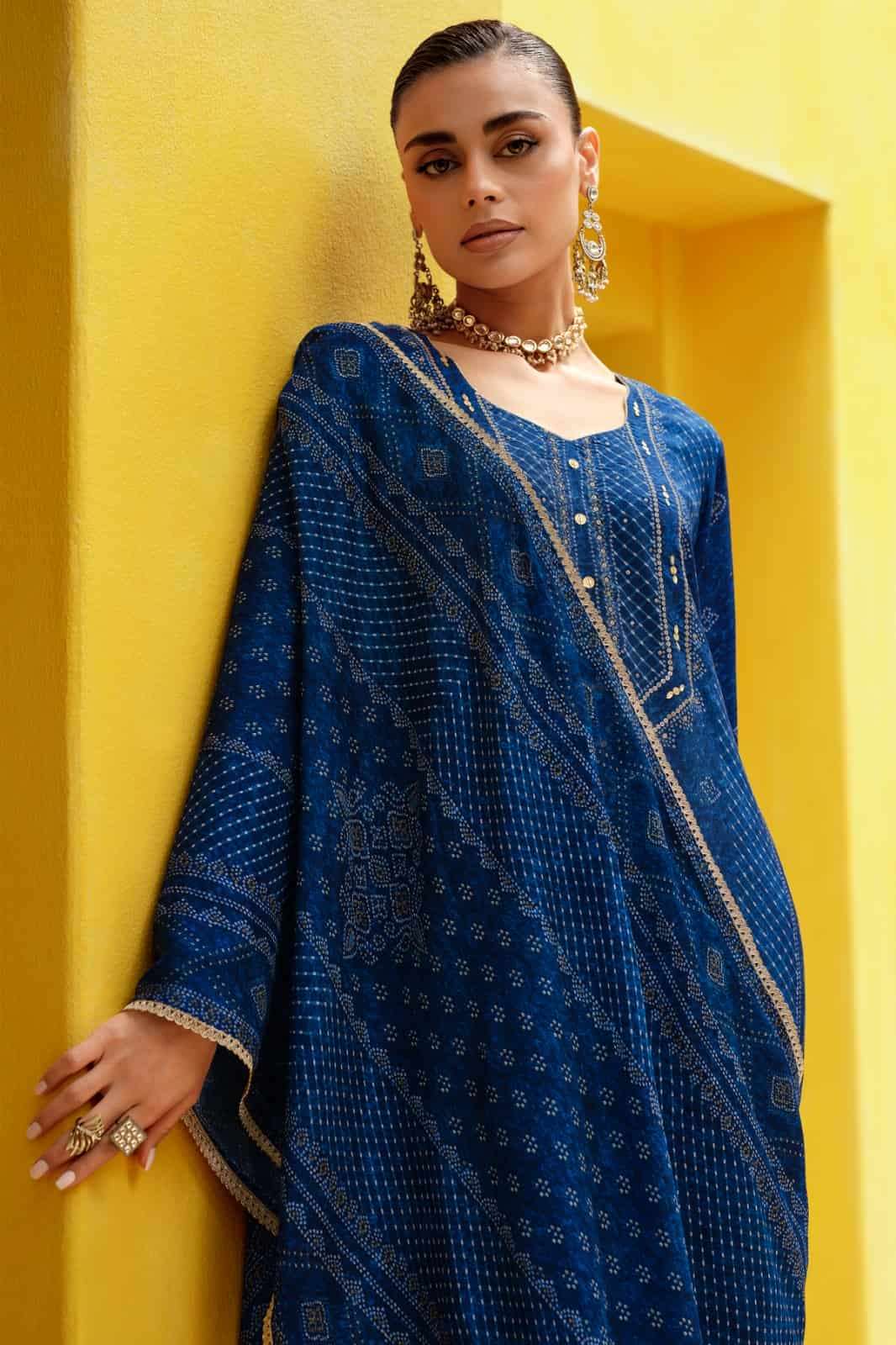 Varsha Fashion Aangan Muslin Dress Material - Amrah Wholesale