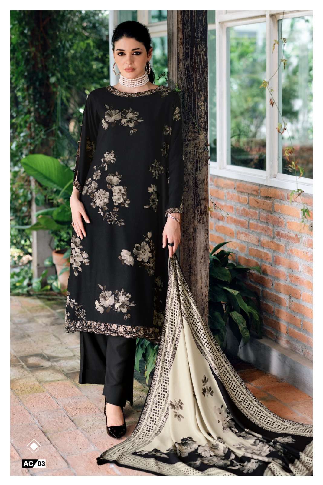 Varsha Alicia Fine Cotton Dress Material - Amrah Wholesale
