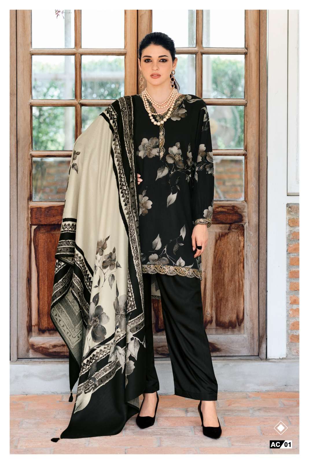 Varsha Alicia Fine Cotton Dress Material - Amrah Wholesale