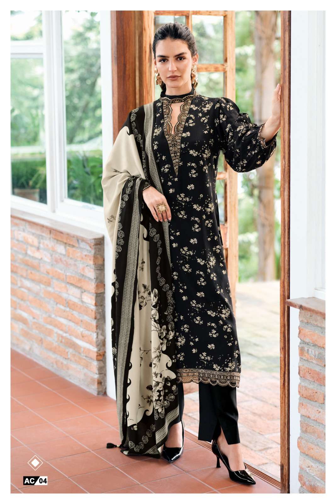 Varsha Alicia Fine Cotton Dress Material - Amrah Wholesale