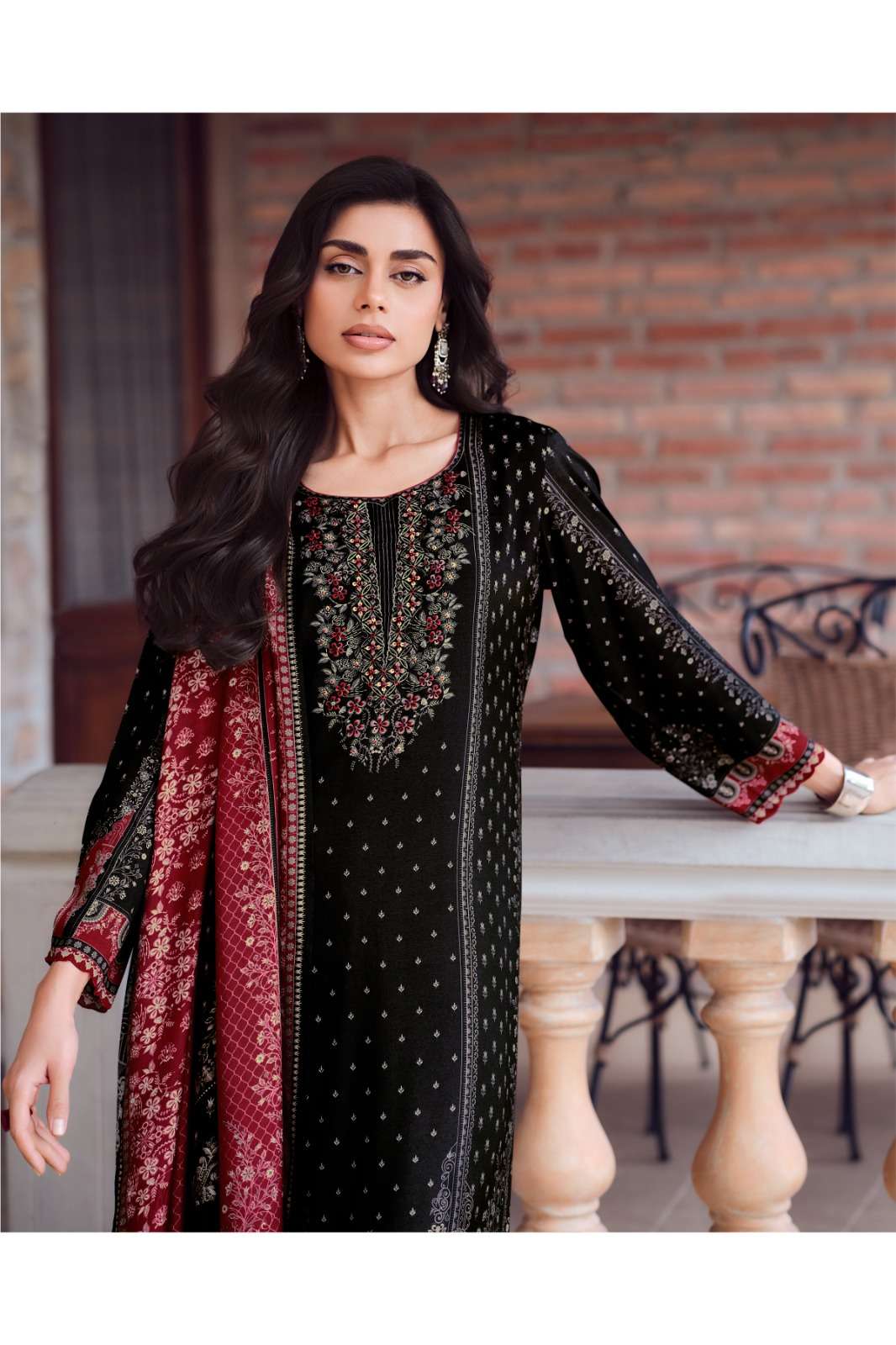 Varsha Arcis Viscose Muslin Dress Material - Amrah Wholesale
