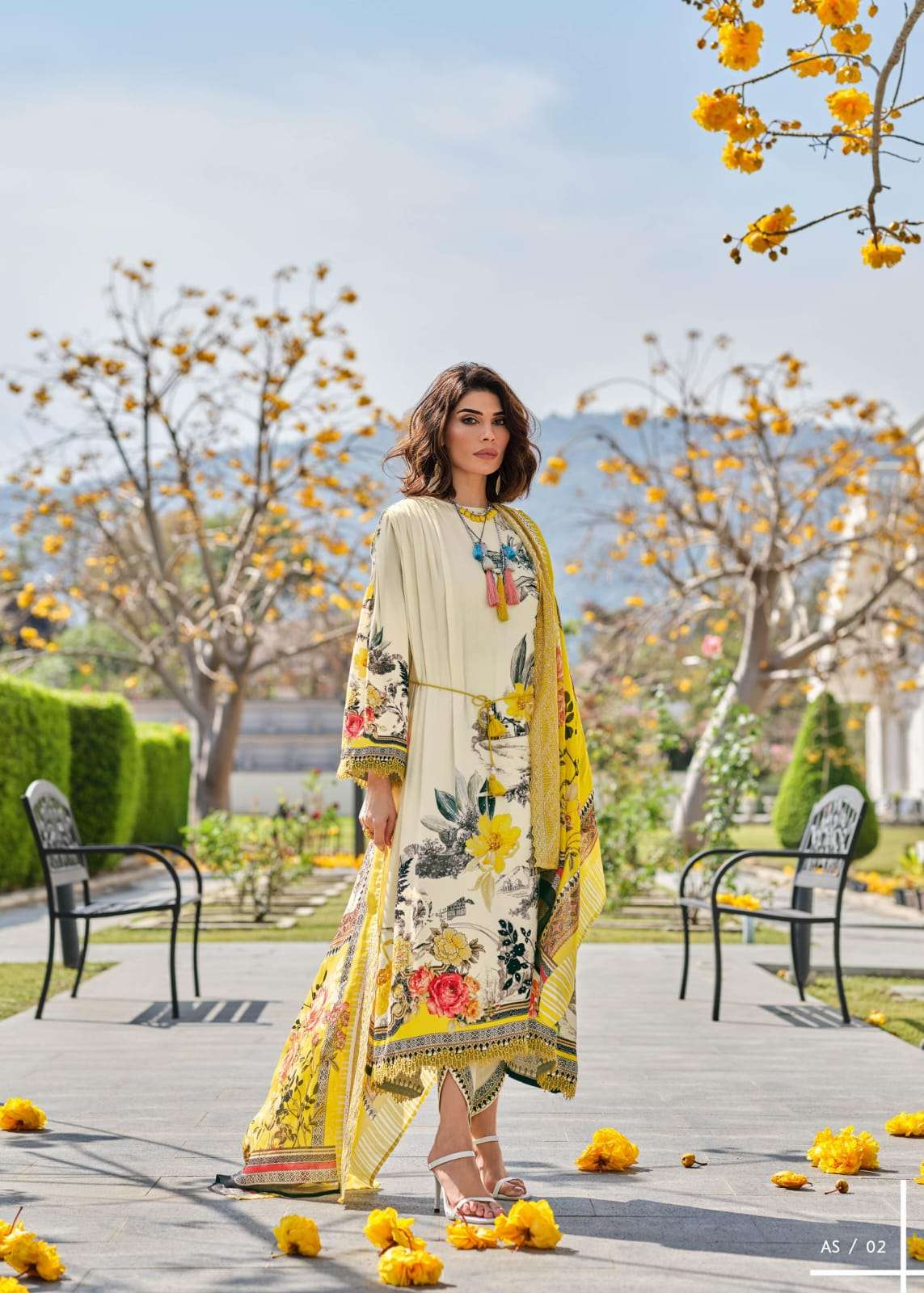 Varsha Fashion Artisan Story Premium Lawn Cotton Designer Salwar Suit Set