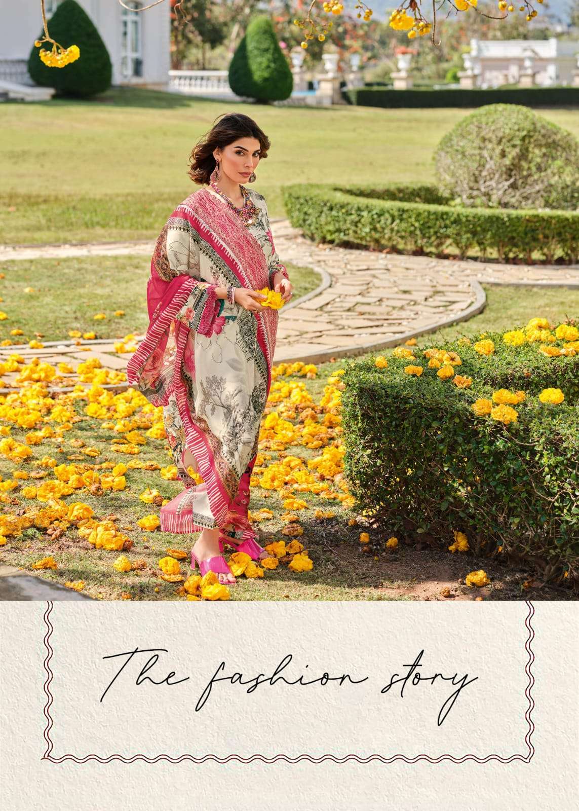 Varsha Fashion Artisan Story Premium Lawn Cotton Designer Salwar Suit Set