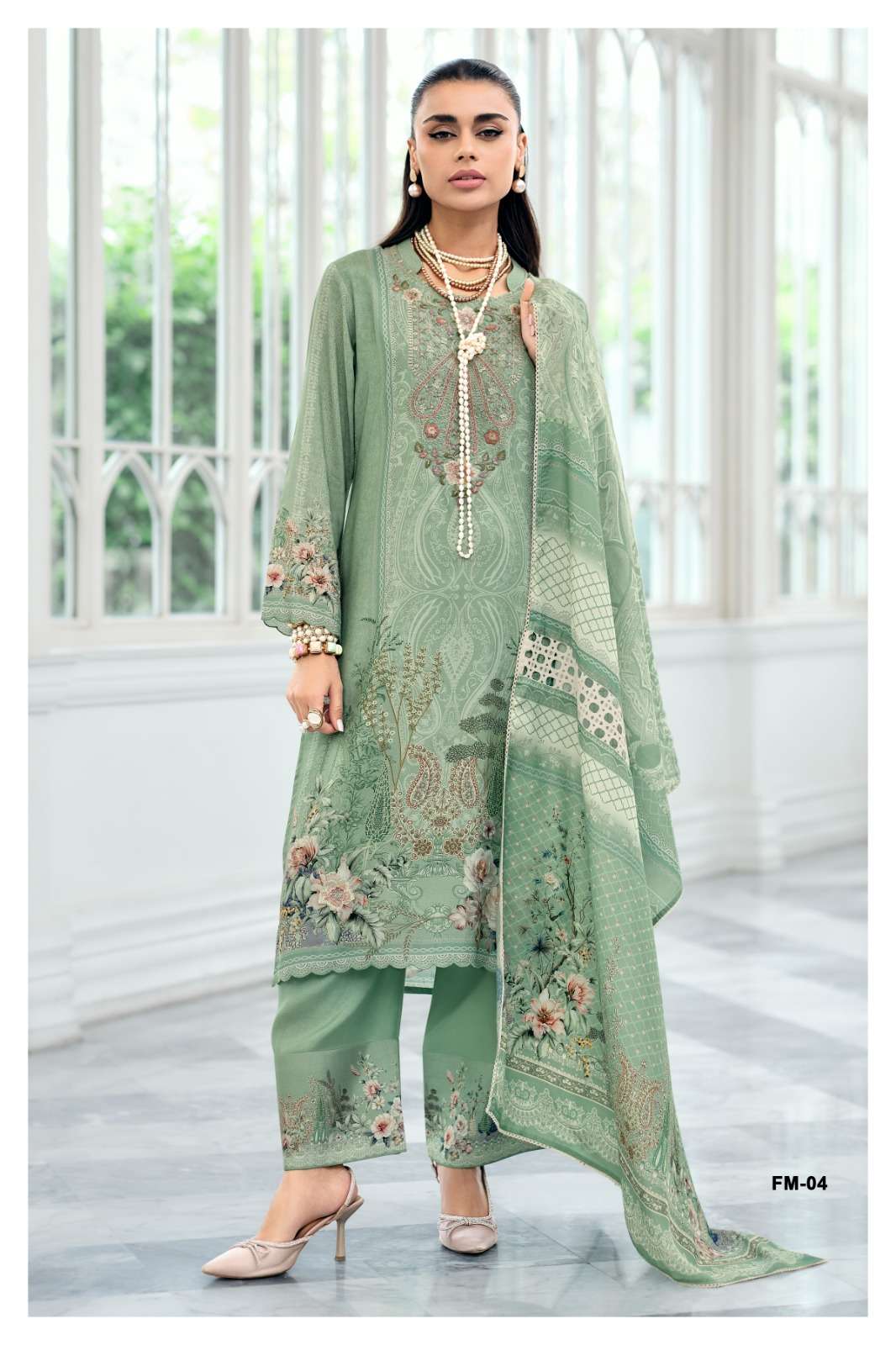 Varsha Fashion Falaknuma Dress Material Wholesale Catalogue - Amrah Wholesale