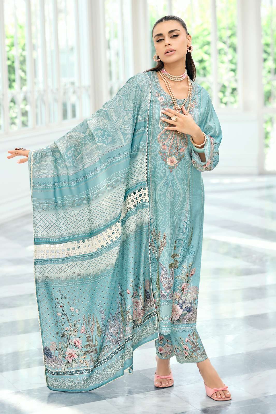 Varsha Fashion Falaknuma Dress Material Wholesale Catalogue - Amrah Wholesale