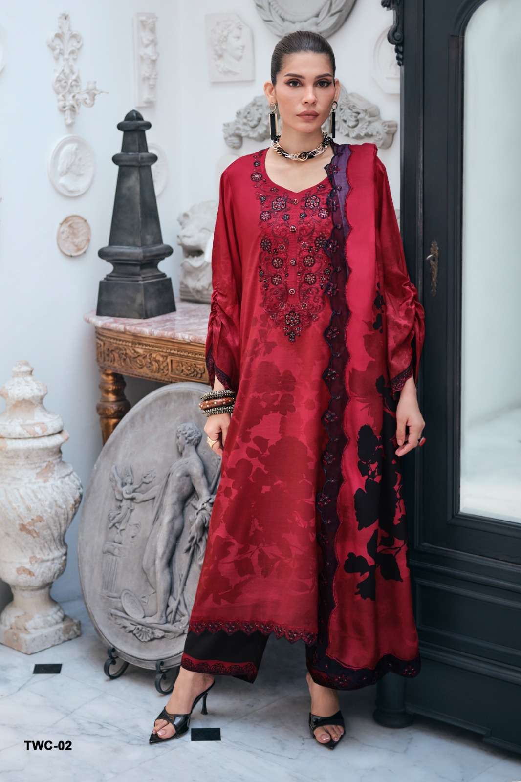 Varsha Fashion The Wow Collection Premium Muslin Dress Material
