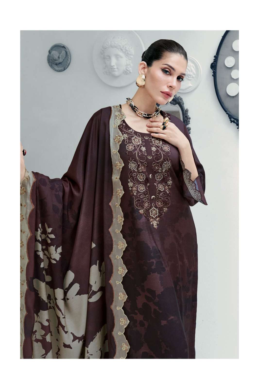 Varsha Fashion The Wow Collection Premium Muslin Dress Material