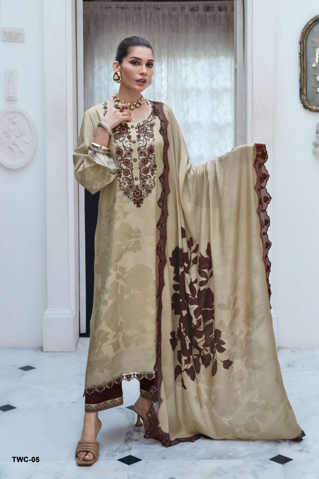 Varsha Fashion The Wow Collection Premium Muslin Dress Material