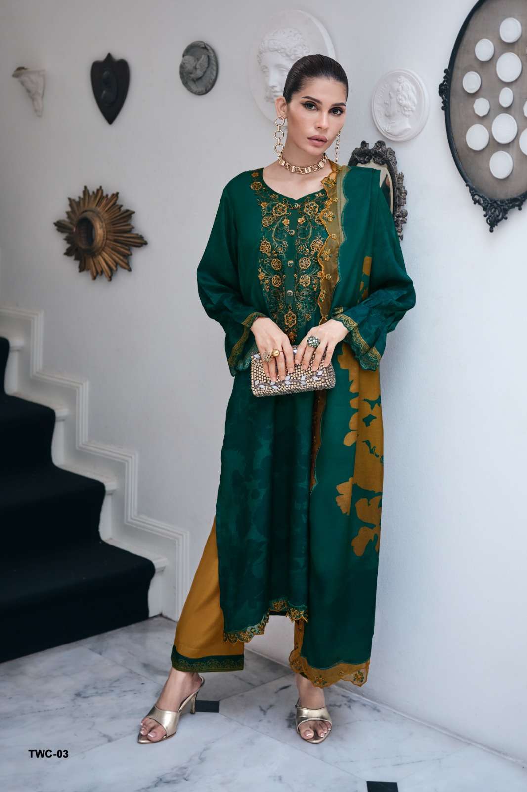 Varsha Fashion The Wow Collection Premium Muslin Dress Material