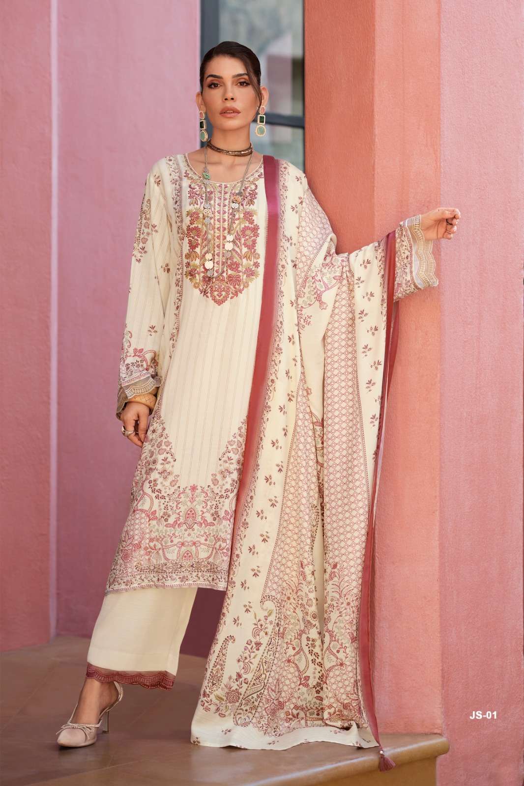 Varsha Jashn Dress Material Wholesale Catalogue - Amrah Wholesale