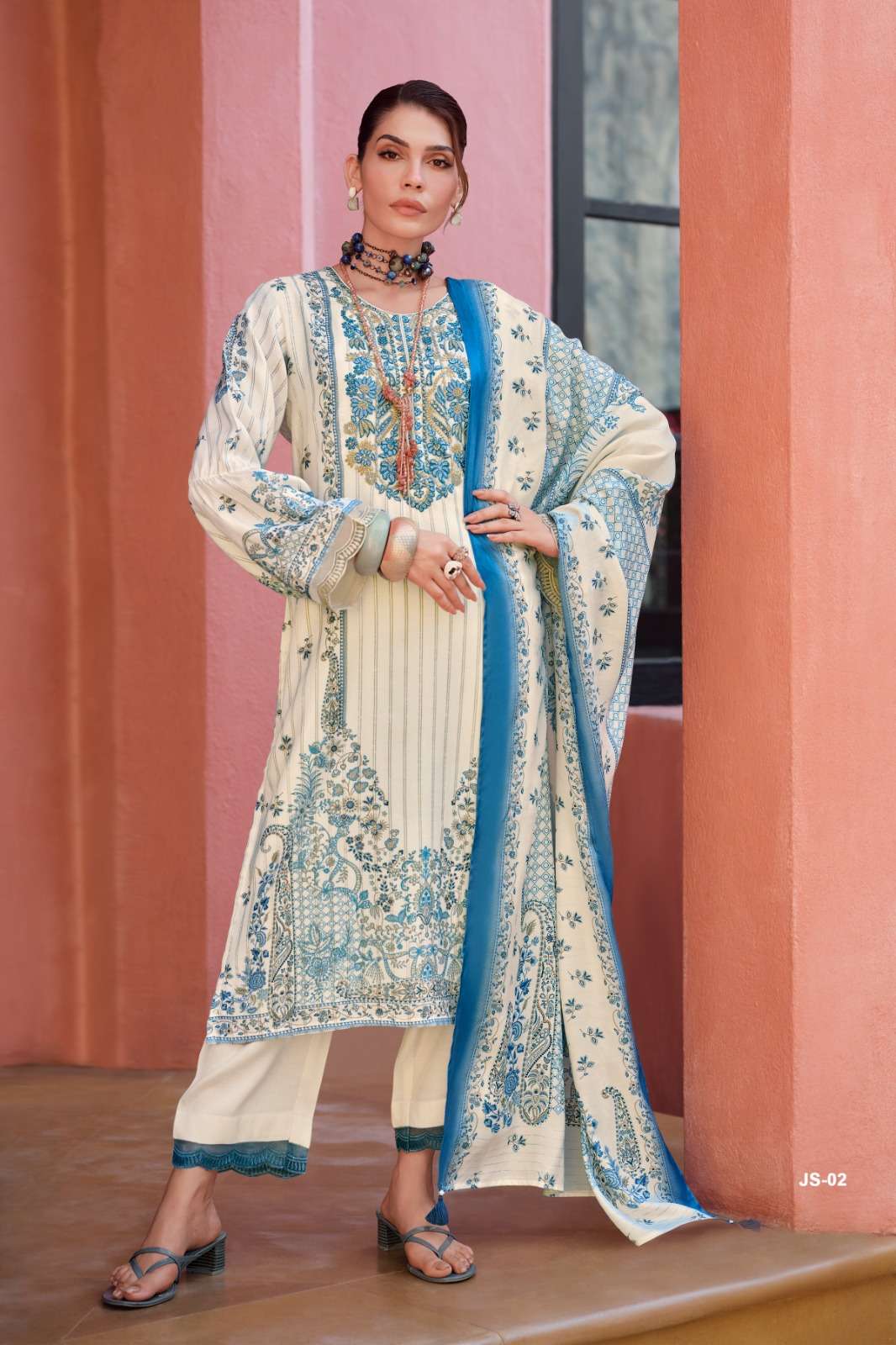Varsha Jashn Dress Material Wholesale Catalogue - Amrah Wholesale