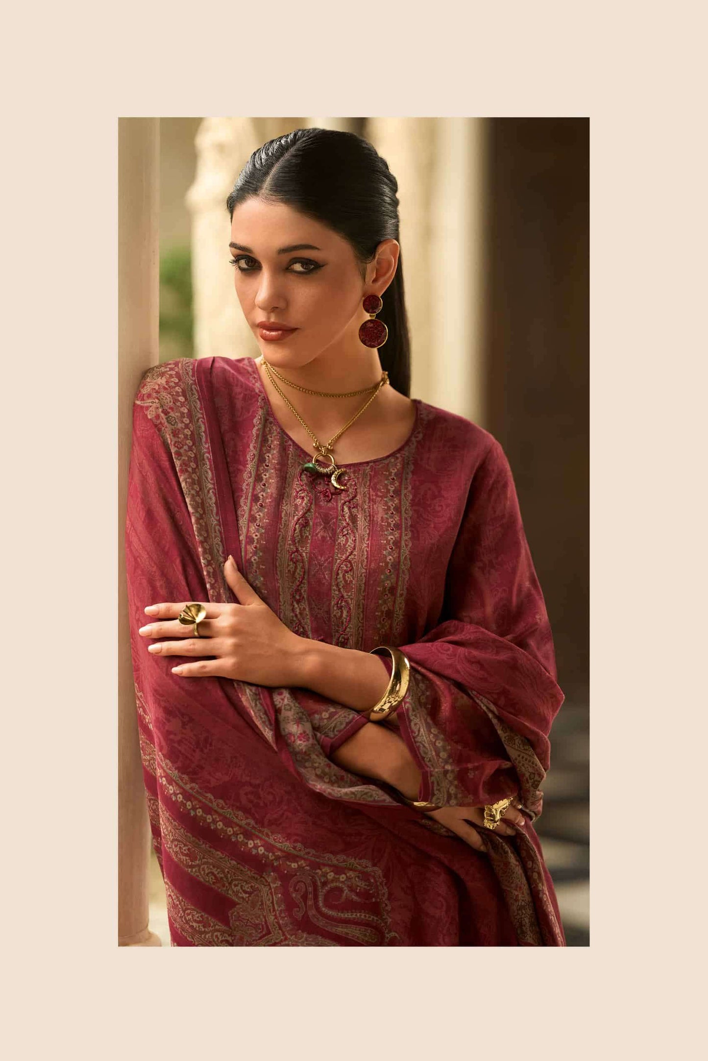 Varsha Fashion Paisley Veil