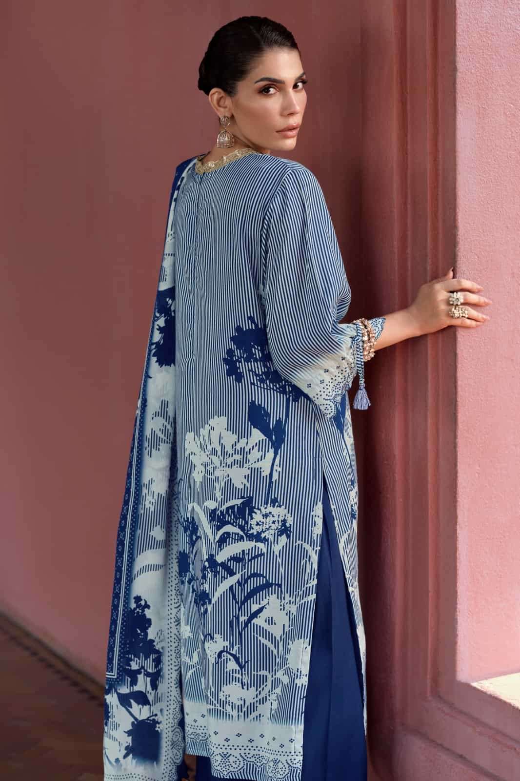 Varsha Rivera Viscose Muslin Dress Material - Amrah Wholesale