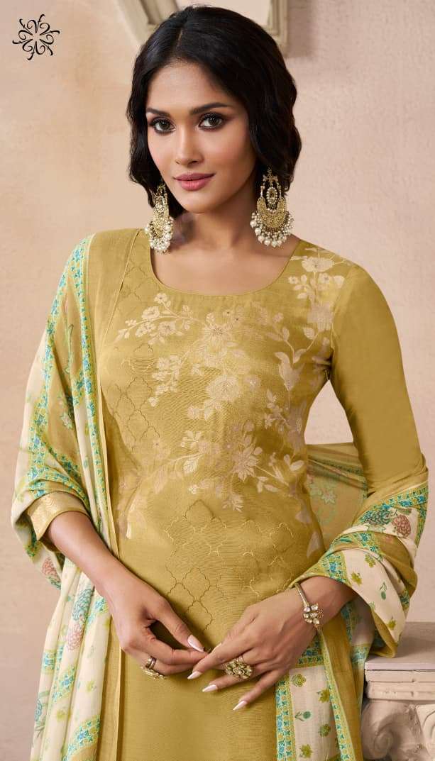 Vinay Fashion Navya Vol 3 Viscose Muslin Jacquard Dress Material