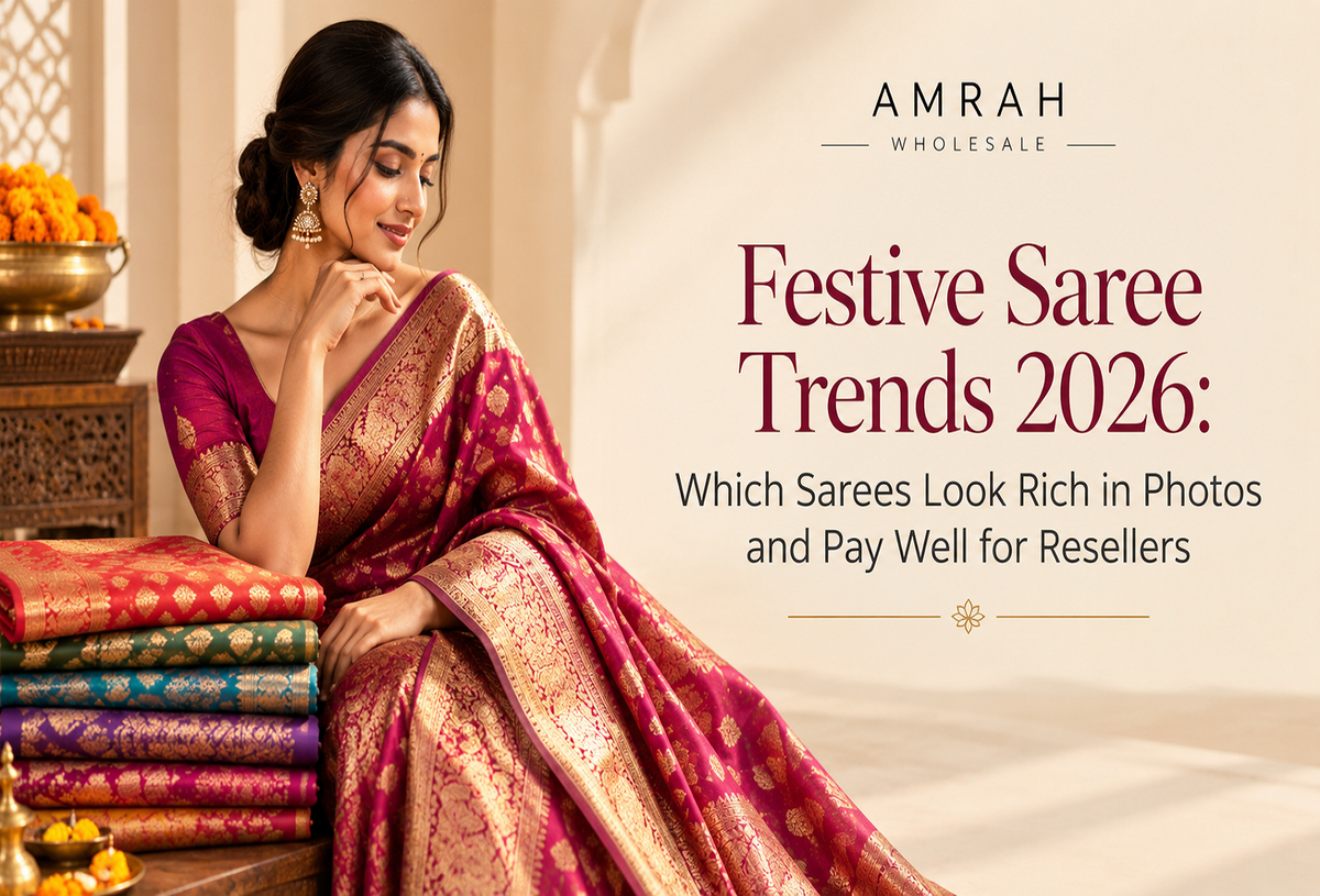 Festive Saree Trends 2026: Which Sarees Look Rich in Photos and Pay Well for Resellers