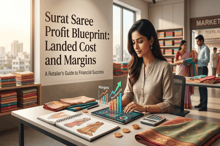 Surat Saree Profit Blueprint: Landed Cost and Margins - Amrah Wholesale