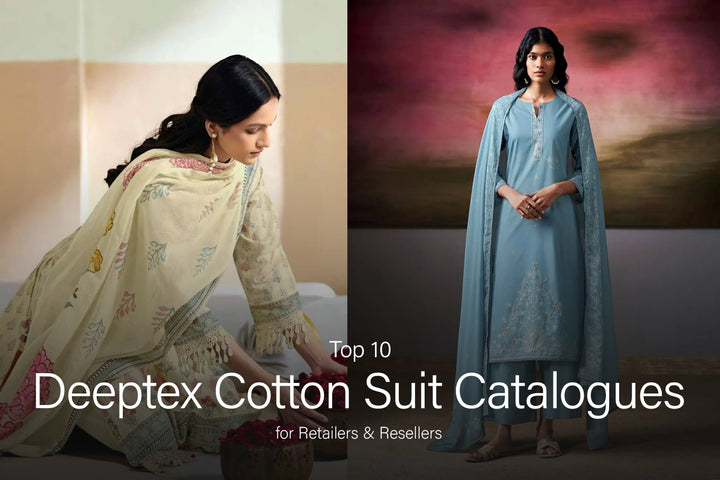 Top 10 Deeptex Cotton Suit Catalogues for Retailers & Resellers - Amrah Wholesale