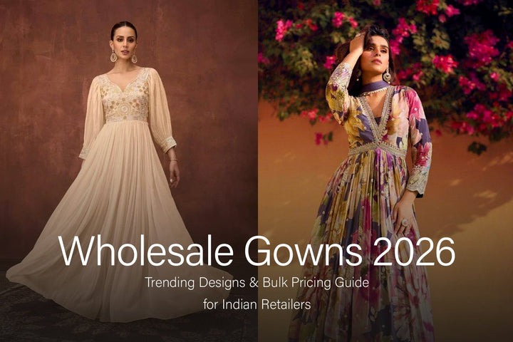 Wholesale Gowns 2026: Trending Designs & Bulk Pricing Guide for Indian Retailers - Amrah Wholesale