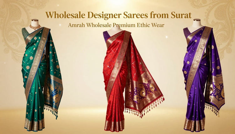 Wholesale Designer Sarees from Surat