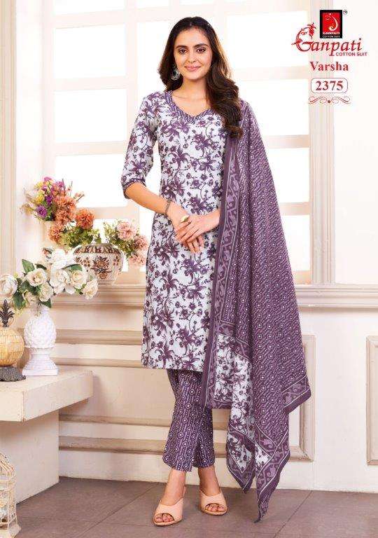 GANPATI COTTON SUIT - Amrah Wholesale
