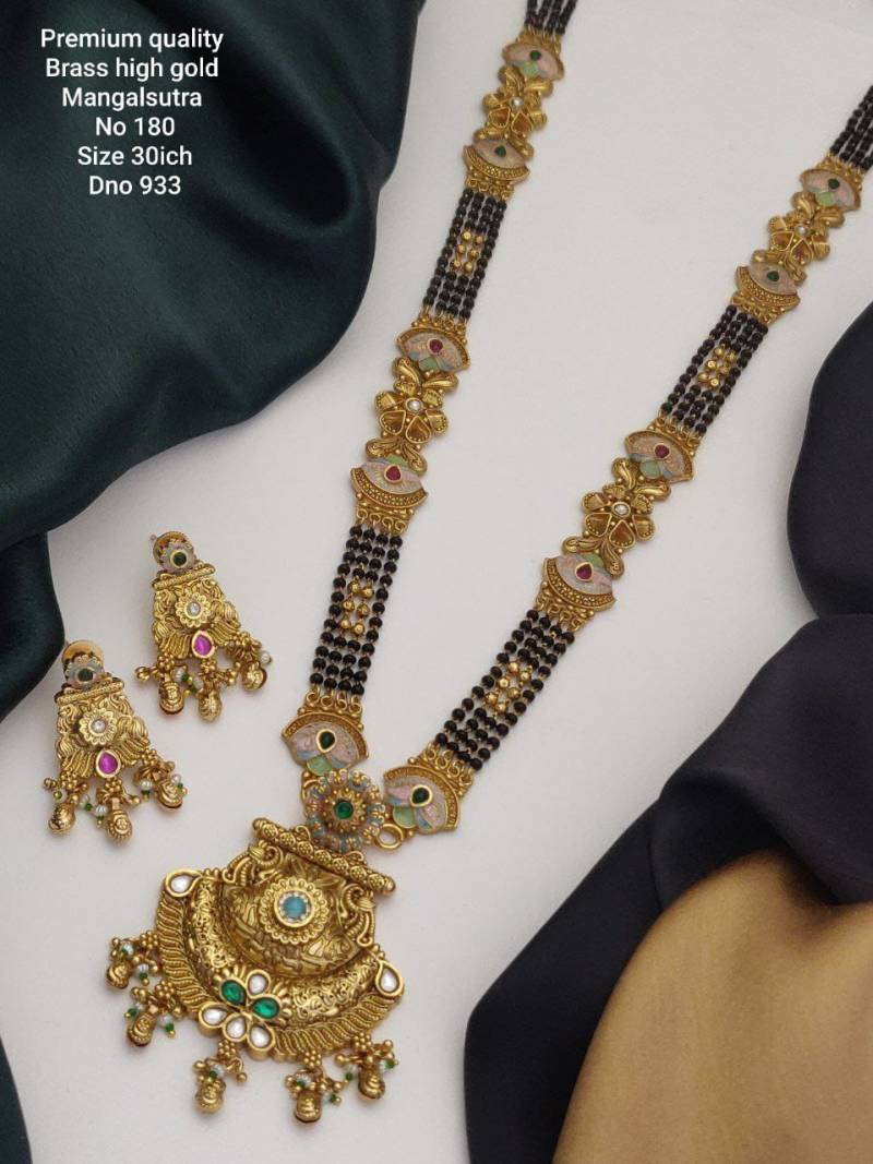 Premium Quality Brass High Gold Mangalsutra 1