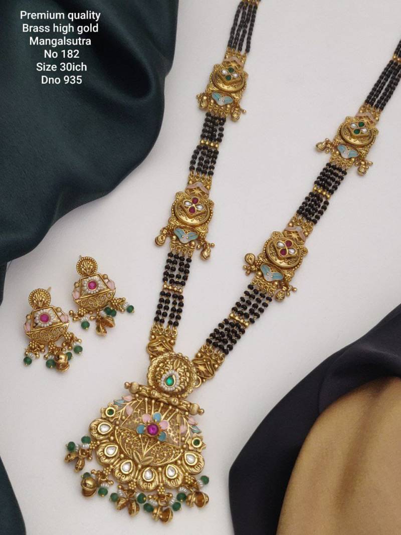 Premium Quality Brass High Gold Mangalsutra 1