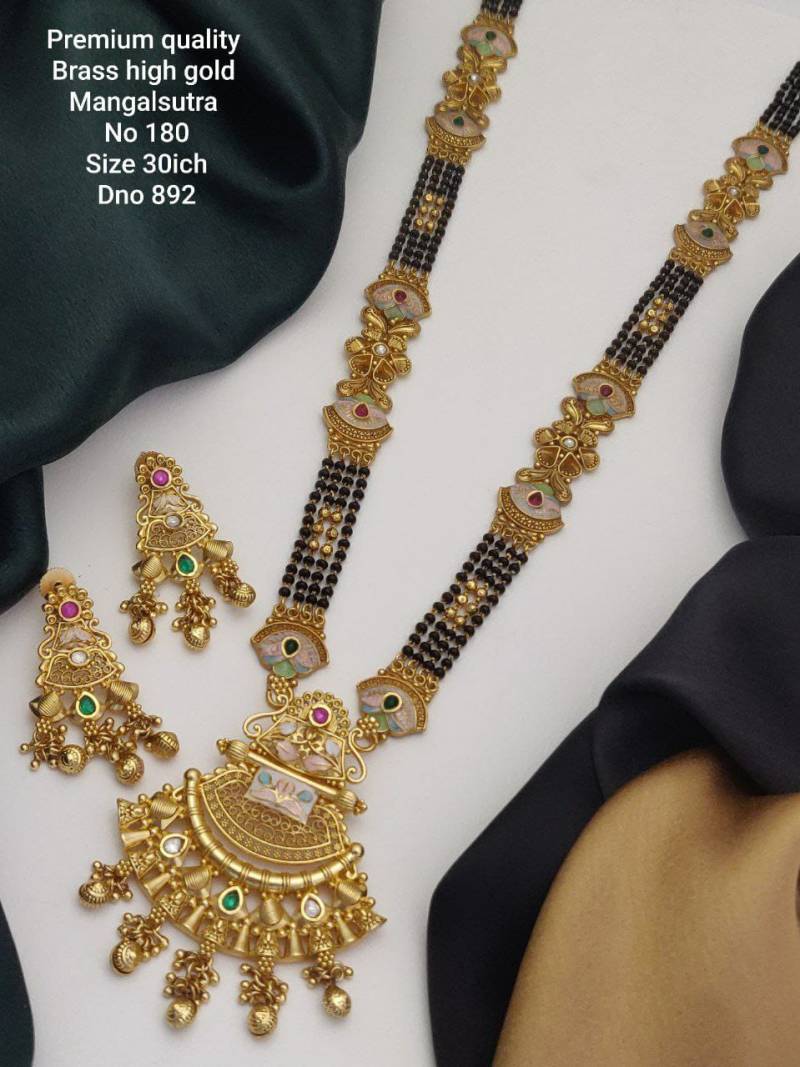 Premium Quality Brass High Gold Mangalsutra 1
