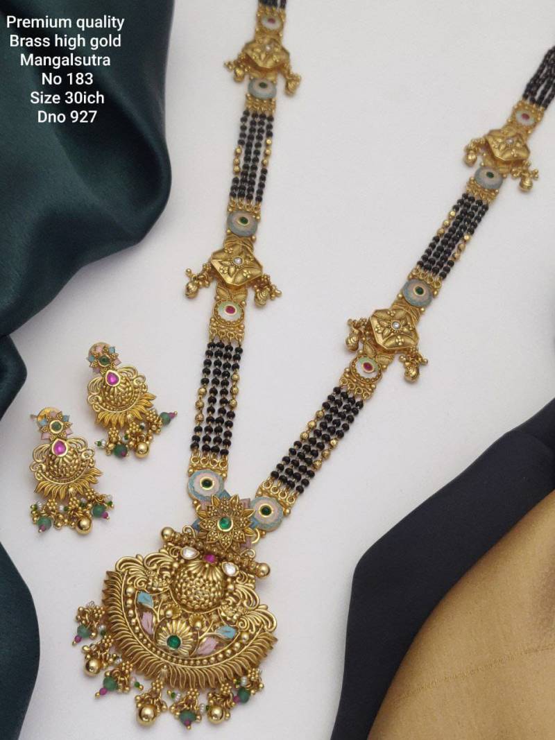 Premium Quality Brass High Gold Mangalsutra 1