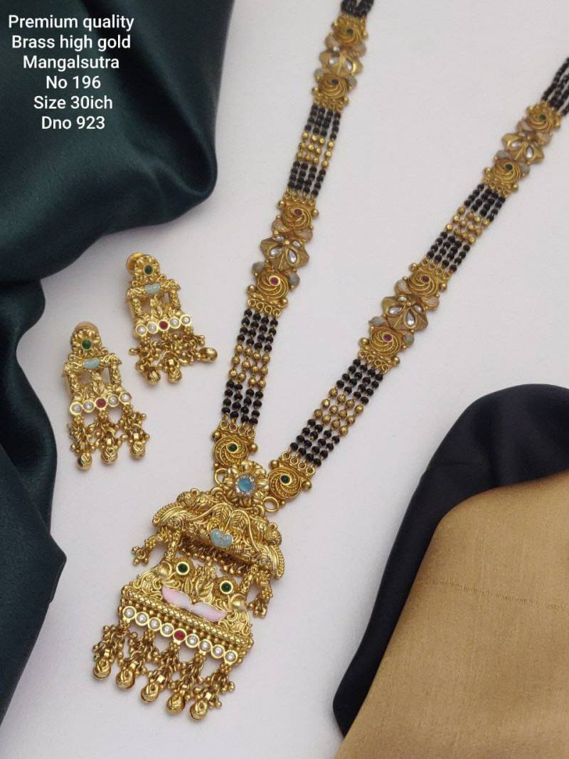 Premium Quality Brass High Gold Mangalsutra 3