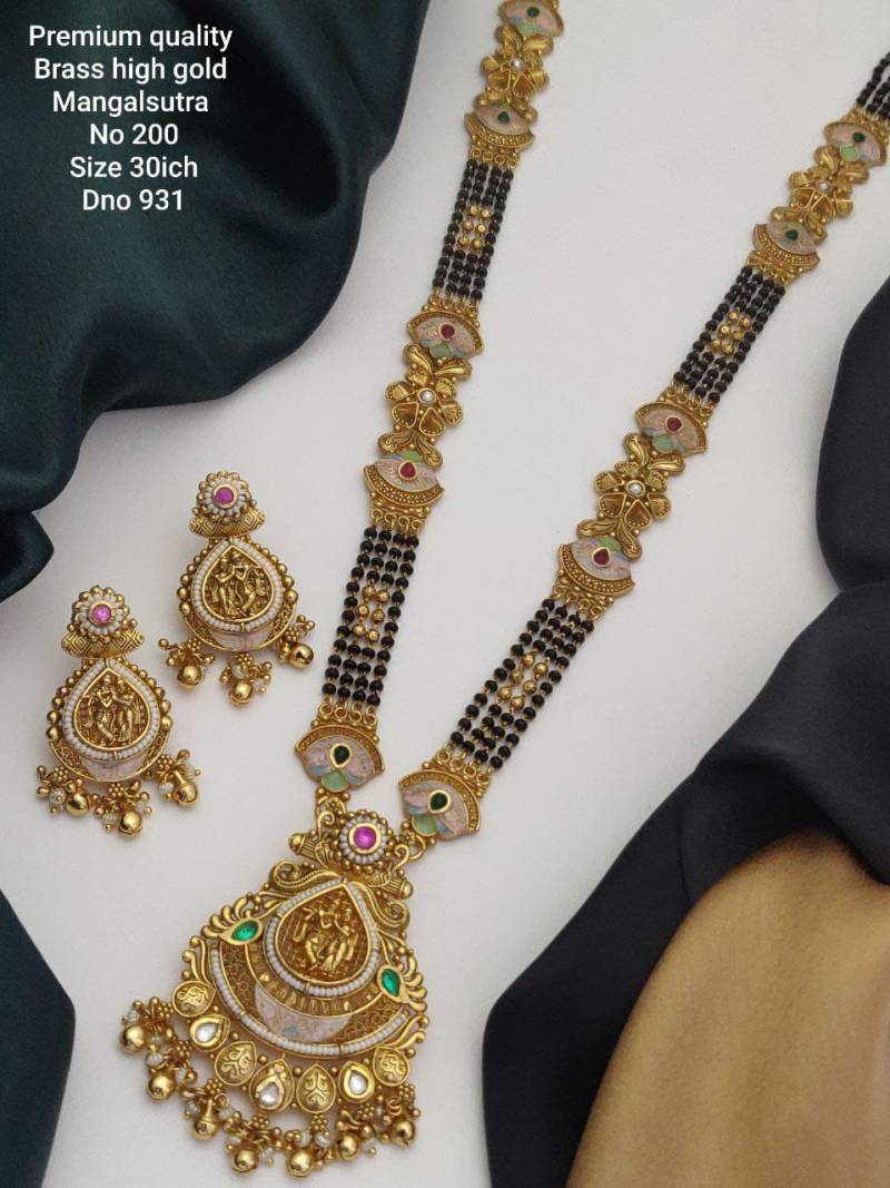 Premium Quality Brass High Gold Mangalsutra 3