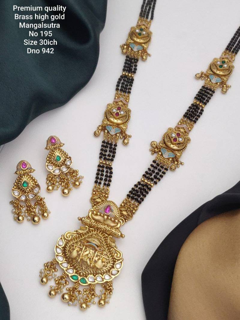 Premium Quality Brass High Gold Mangalsutra 3