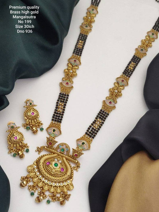 Premium Quality Brass High Gold Mangalsutra 3