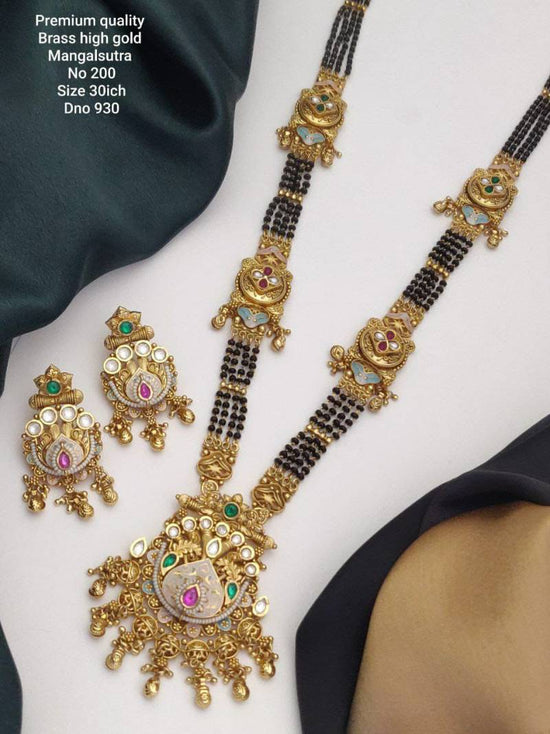 Premium Quality Brass High Gold Mangalsutra 3
