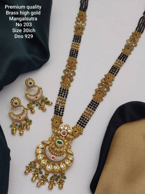 Premium Quality Brass High Gold Mangalsutra 4