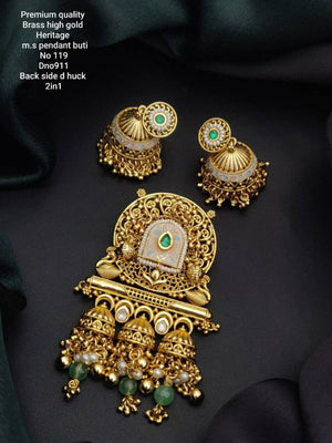 Premium Quality Brass High Gold Heritage Pendal Butti 4