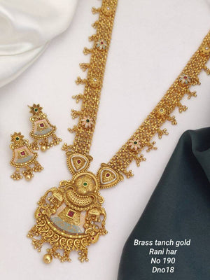 Brass High Gold Tanch Pleating Rani Set 7