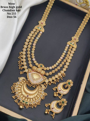 Brass High Gold Tanch Pleating Rani Set 9