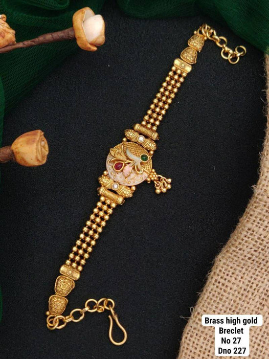 Brass High Gold Bracelets 15