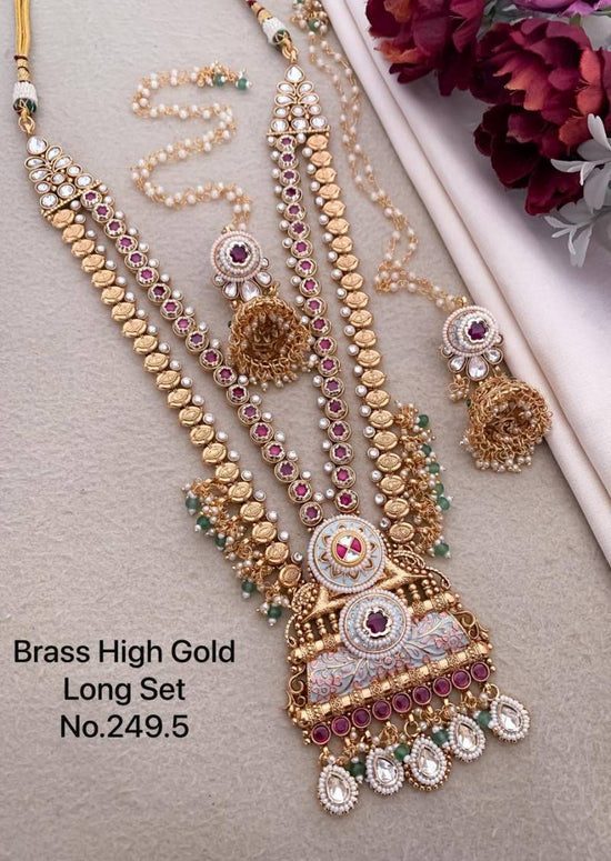 Brass High Gold Long Set 36