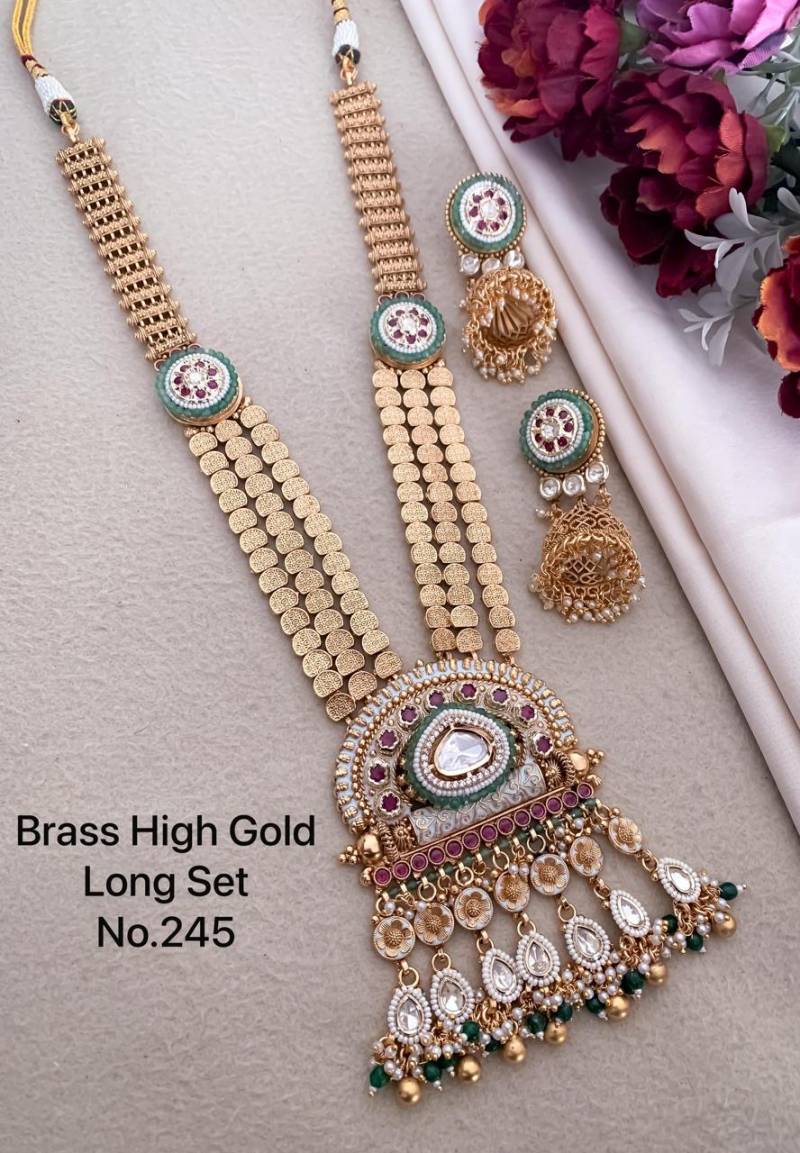 Brass High Gold Long Set 36