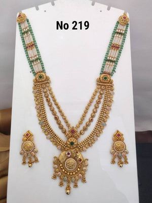 Brass High Gold Rani Har Combo Set 1