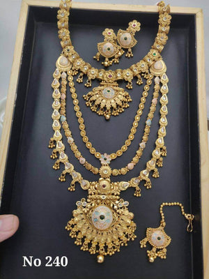 Brass High Gold Rani Har Combo Set 2