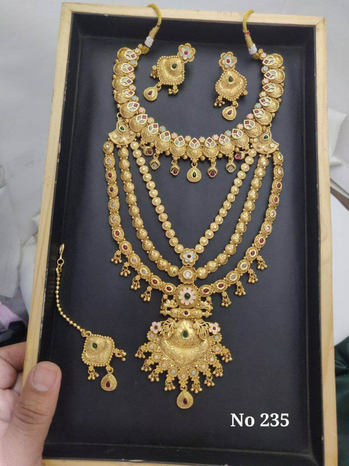 Brass High Gold Rani Har Combo Set 2