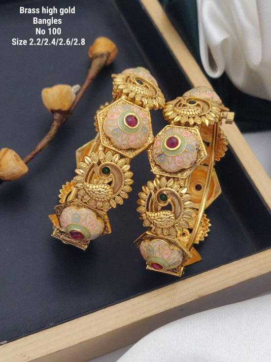 Brass High Gold Bangles 1