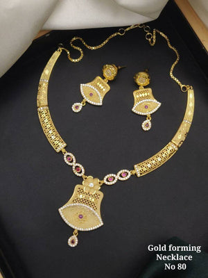 Gold Forming Necklace 2