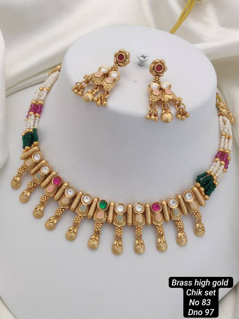 Brass High Gold Hasdi Set 85
