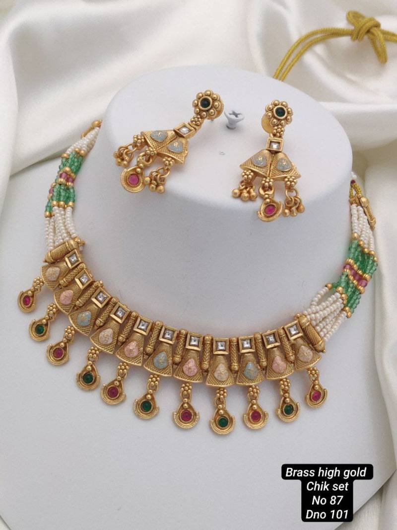 Brass High Gold Hasdi Set 85
